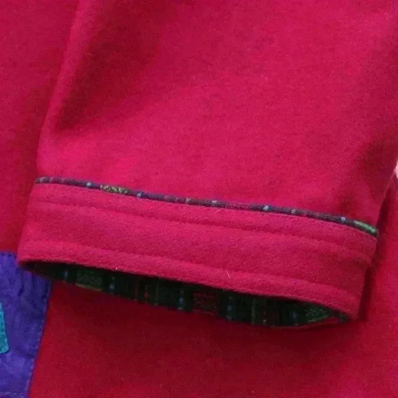 Vintage Yak Magik Women's Medium Wool Silk Artsy Boho Embroidered Beaded Jacket - Picture 11 of 12